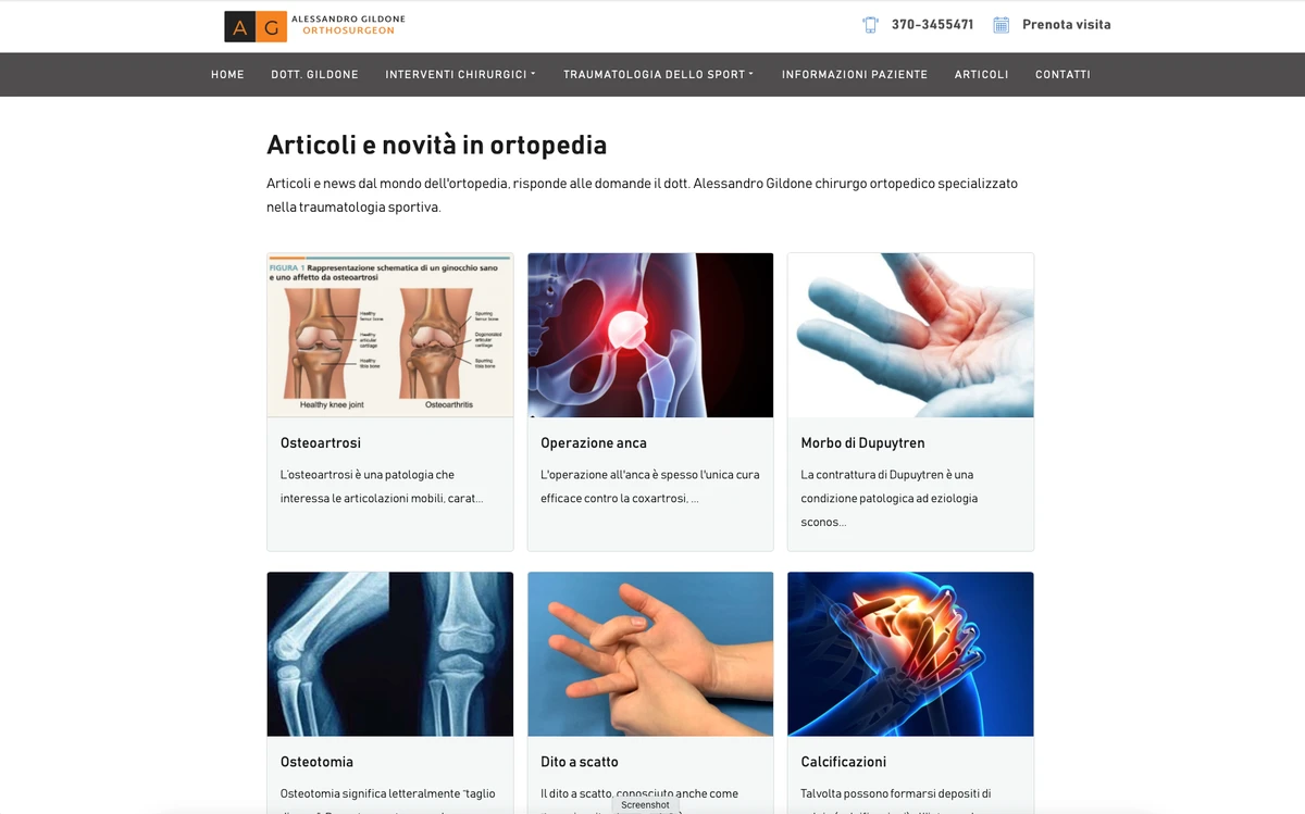 sito web studio medico