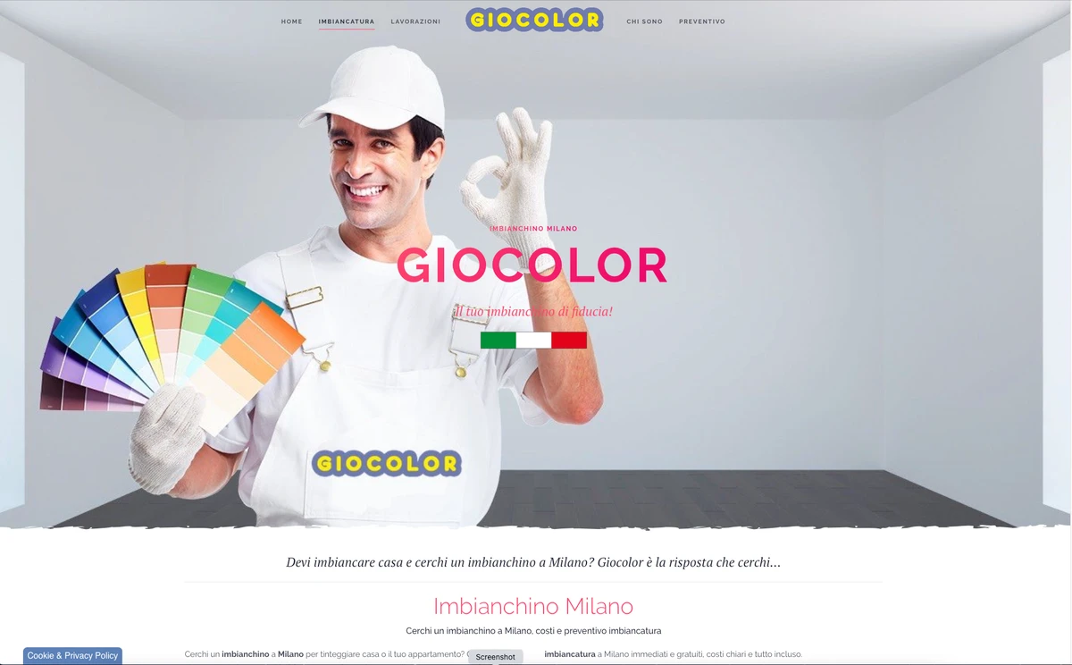 sito web imbianchino
