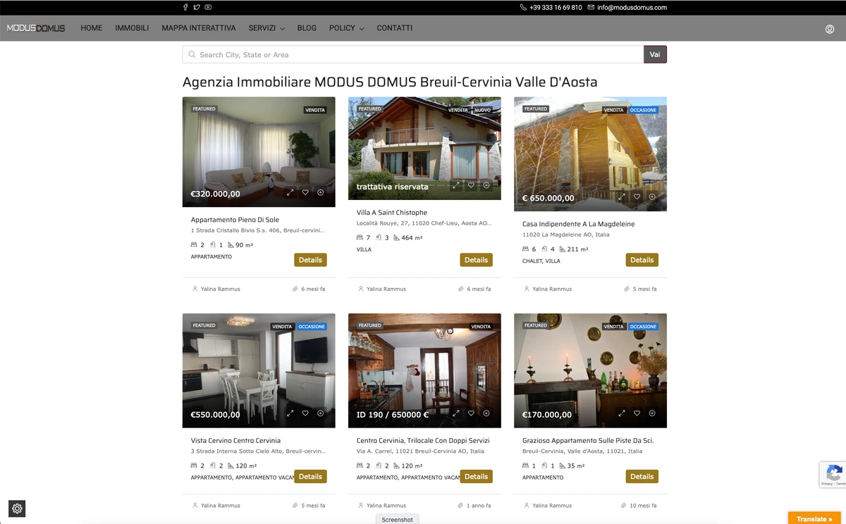 sito web agenzia immobiliare