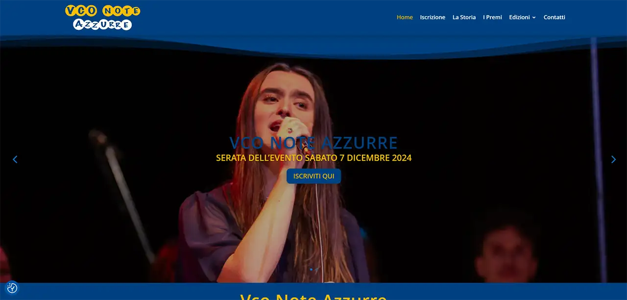 Case Study: sito web concorso canoro