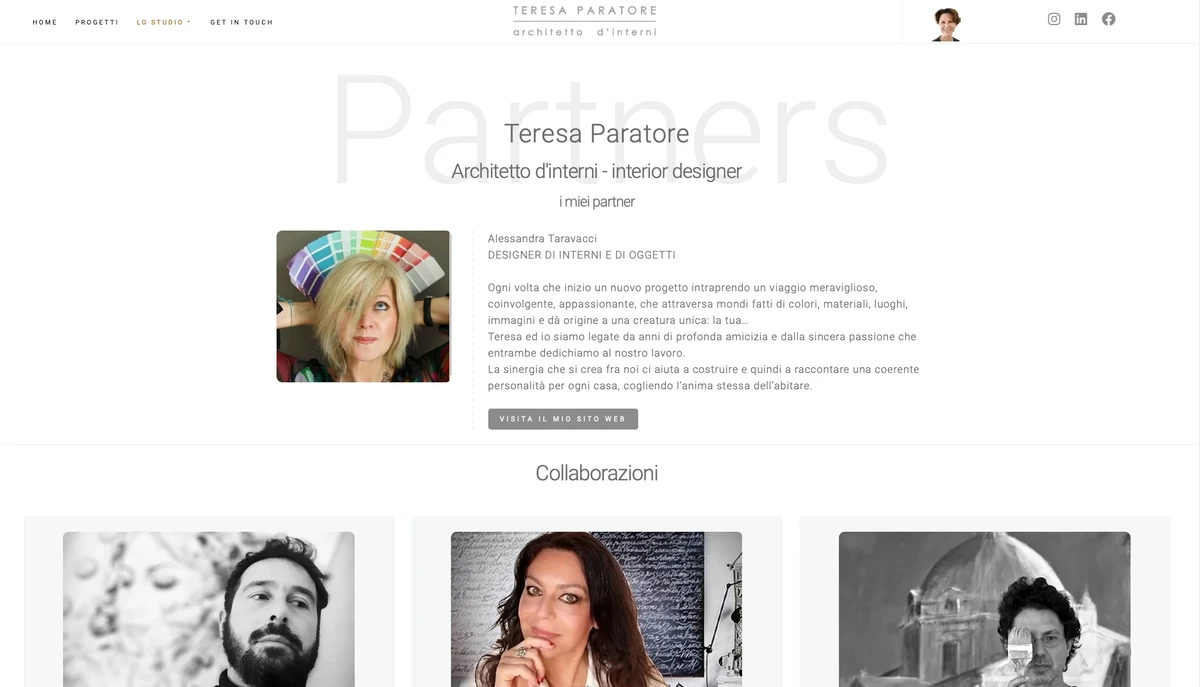 sito web architetto