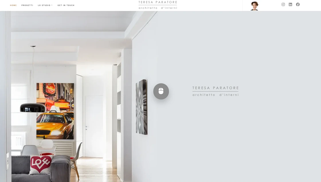Case Study : sito web studio architetto Roma